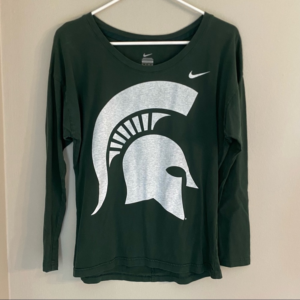 Long sleeve Michigan state tee